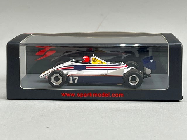 1:43 Spark S7177 March 821 Austrian GP 1982 #17 R. Keegan