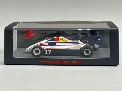 1:43 Spark S7177 March 821 Austrian GP 1982 #17 R. Keegan
