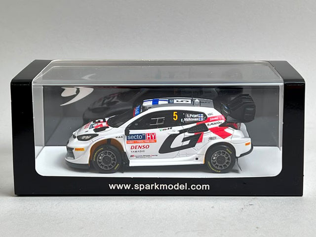 1:43 Spark S6878 Toyota GR Yaris Rally1 Hybrid Gazoo Racing WRT 4th Finland Rally 2024 #5