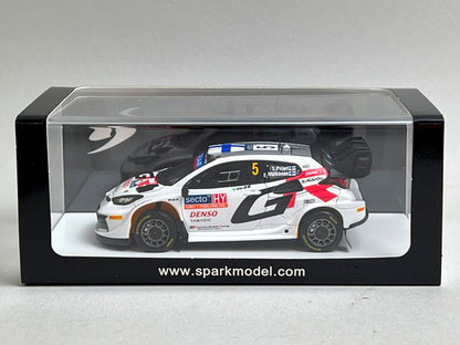 1:43 Spark S6878 Toyota GR Yaris Rally1 Hybrid Gazoo Racing WRT 4th Finland Rally 2024 #5