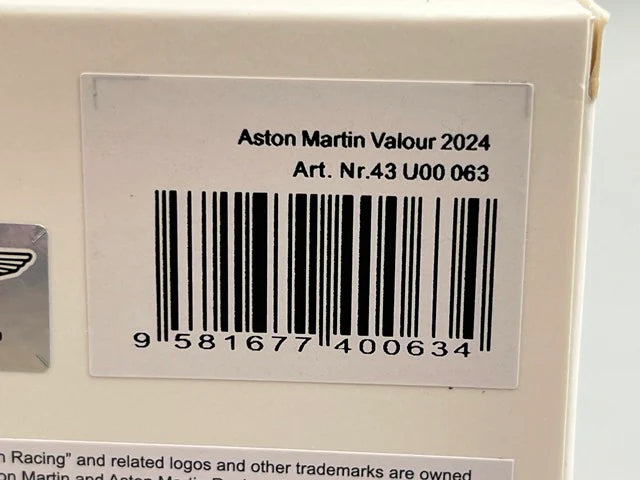 1:43 Schuco 43U00063 Aston Martin Valor 2024