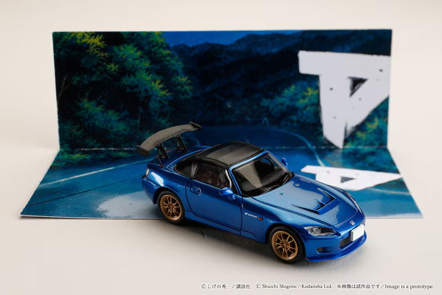 [ Pre-order ] HJDMD012 Hobby Japan 1:64 Honda S2000 / Initial D: Toshiya Jojima vs. Takumi Fujiwara