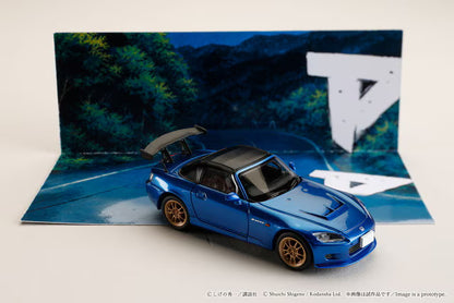 [ Pre-order ] HJDMD012 Hobby Japan 1:64 Honda S2000 / Initial D: Toshiya Jojima vs. Takumi Fujiwara