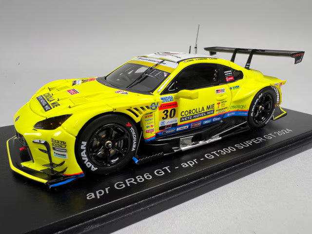 1:43 Spark SGT173 Toyota apr GR86 GT300 Super GT 2024 #30 Hiroaki Nagai / Toshihito Kobayashi / Manabu Orido
