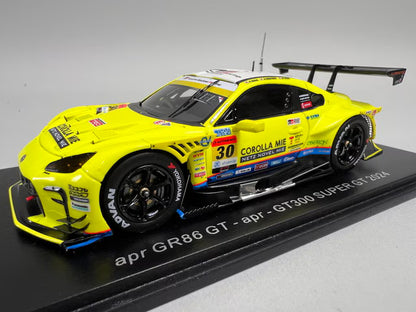1:43 Spark SGT173 Toyota apr GR86 GT300 Super GT 2024 #30 Hiroaki Nagai / Toshihito Kobayashi / Manabu Orido
