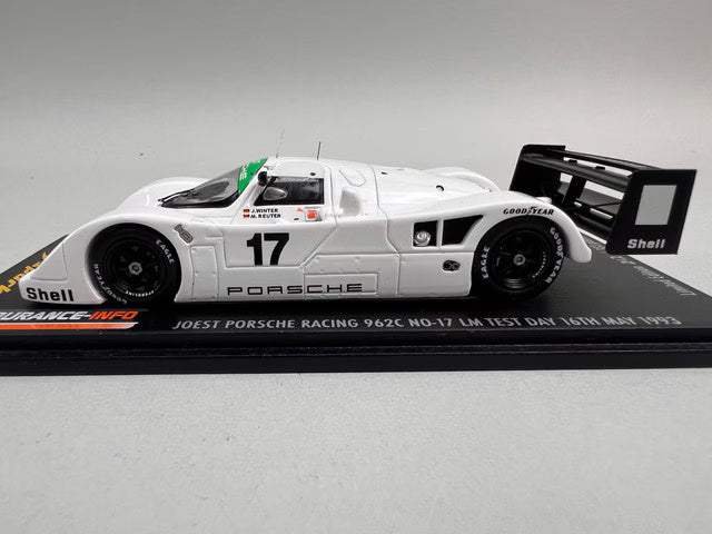 1:43 Spark Porsche 962C Le Mans 24H test day 1993 #17 White (Custom Order)