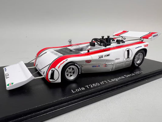 1:43 Spark S1133 LOLA T260 LAGUNA SECA 1971 #1 J. Stewart
