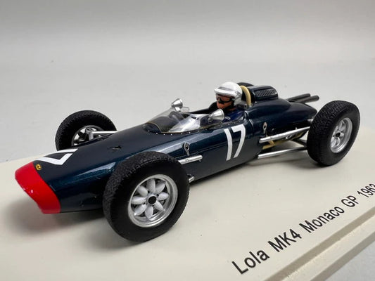 1:43 Spark S4269 LOLA MK4 F1 Monaco GP 1963 #17 M. Trintignant