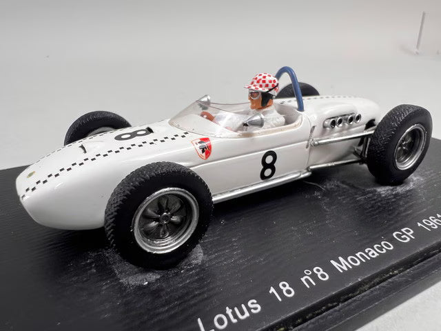 1:43 Spark S1828 Lotus F1 Monaco GP 1961 #33 M. May
