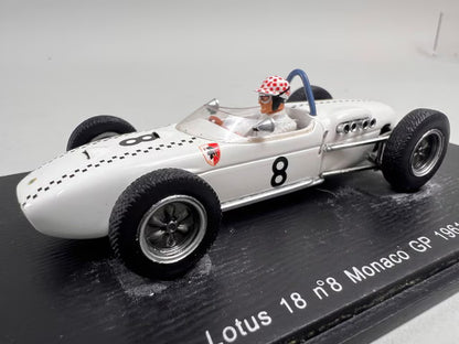 1:43 Spark S1828 Lotus F1 Monaco GP 1961 #33 M. May