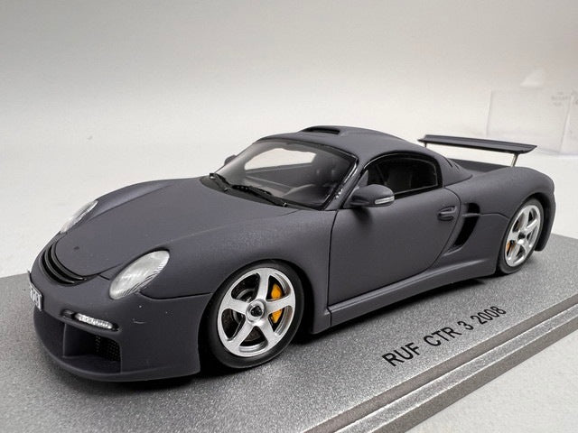 1:43 Spark S0717 RUF CTR3 2008 Matte Black