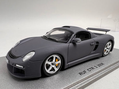 1:43 Spark S0717 RUF CTR3 2008 Matte Black