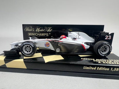 1:43 MINICHAMPS 400100096 Sauber Motorsport Show Car 2010 F1 #23 Kamui Kobayashi