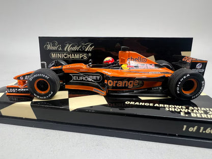 1:43 MINICHAMPS 430010085 Orange Arrows Asiatech Show Car 2001 #15 E. Bernoldi