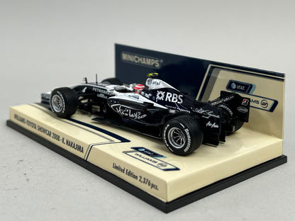 1:43 MINICHAMPS 400080078 Williams Toyota Show Car 2008 Kazuki Nakajima #8