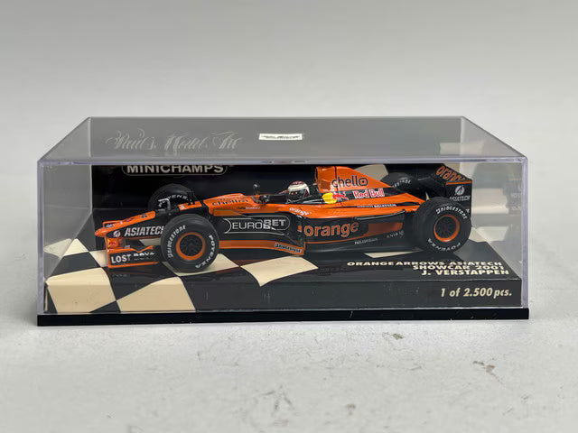 1:43 MINICHAMPS 430010084 Orange Arrows Asiatech Show Car 2001 J. Verstappen #14
