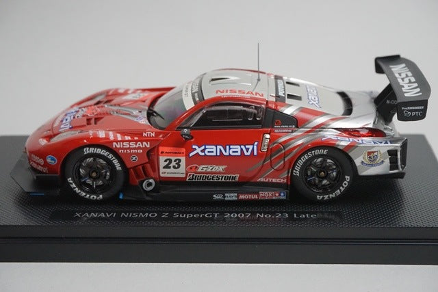 1:43 EBBRO 43957 Nissan Xanavi Nismo Z Super GT500 2007 Late Model #23 model car