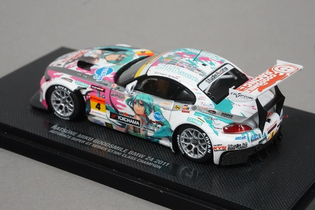 1:43 Good Smile Racing 842061 EBBRO Hatsune Miku BMW Z4 Super GT300 Series Winner ver. 2011 #4