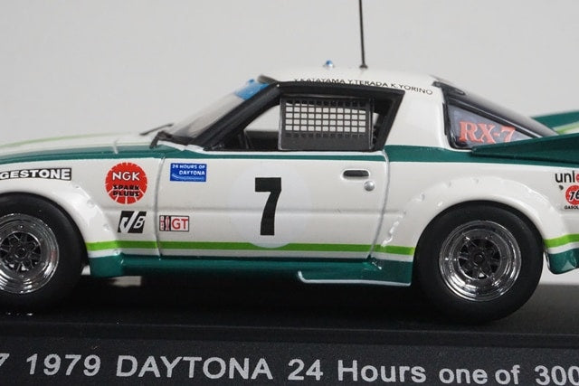 1:43 EBBRO 43238 Mazda Savanna RX-7 Daytona 24H Racing 1979 #7 model car