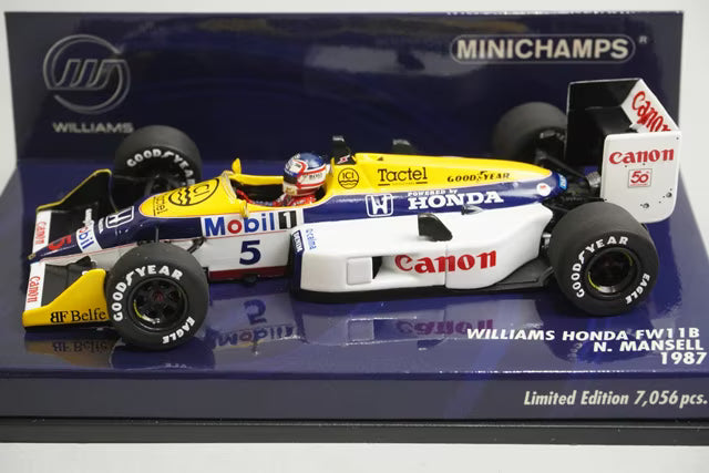 1:43 MINICHAMPS 400870005 Williams Honda FW11B N.Mansell 1987 #5