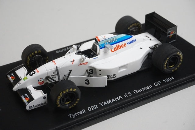 1:43 SPARK MMS002 Tyrrell 022 Yamaha Germany GP Ukyo Katayama 1994 #3 MIYAZAWA MOKEI