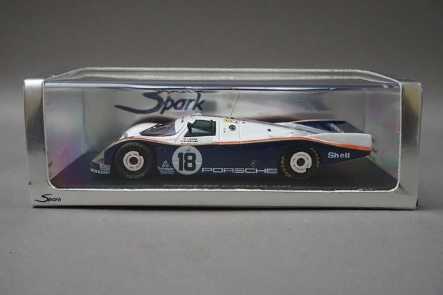 1:43 SPARK S0943 Porsche 962 C Le Mans 1987 #18 model car
