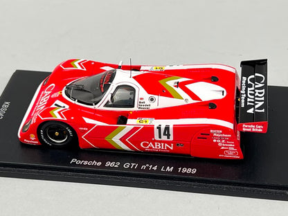 1:43 SPARK KBS042 Porsche 962 GTI LM Le Mans 1989 #14 CABIN