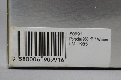 1:43 SPARK S0991 Porsche 956 Le Mans Winner 1985 #7 model car