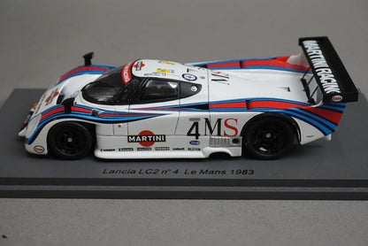 1:43 SPARK S0650 Lancia LC2 LM Le Mans 1983 MARTINI #4 model car
