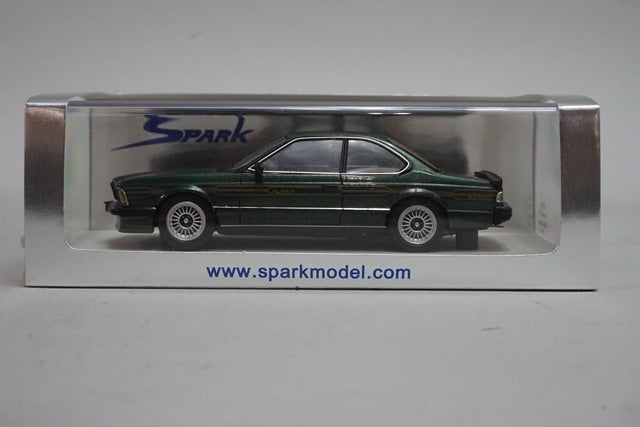 1:43 SPARK S0743 BMW Alpina B7 S Turbo Coupe 1985 Metallic Green model car