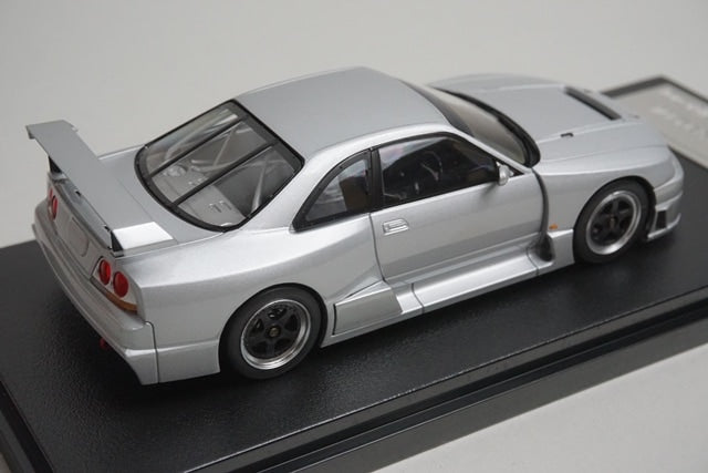 1:43 HPI 8166 Nissan Nismo GT-R Le Mans Silver, Custom Order for Miniature Car Fans model car