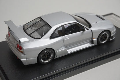 1:43 HPI 8166 Nissan Nismo GT-R Le Mans Silver, Custom Order for Miniature Car Fans model car
