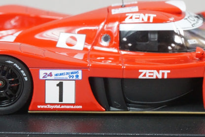 1:43 HPI 8147 Toyota GT-One Le Mans 1999 #1 Zent model cars