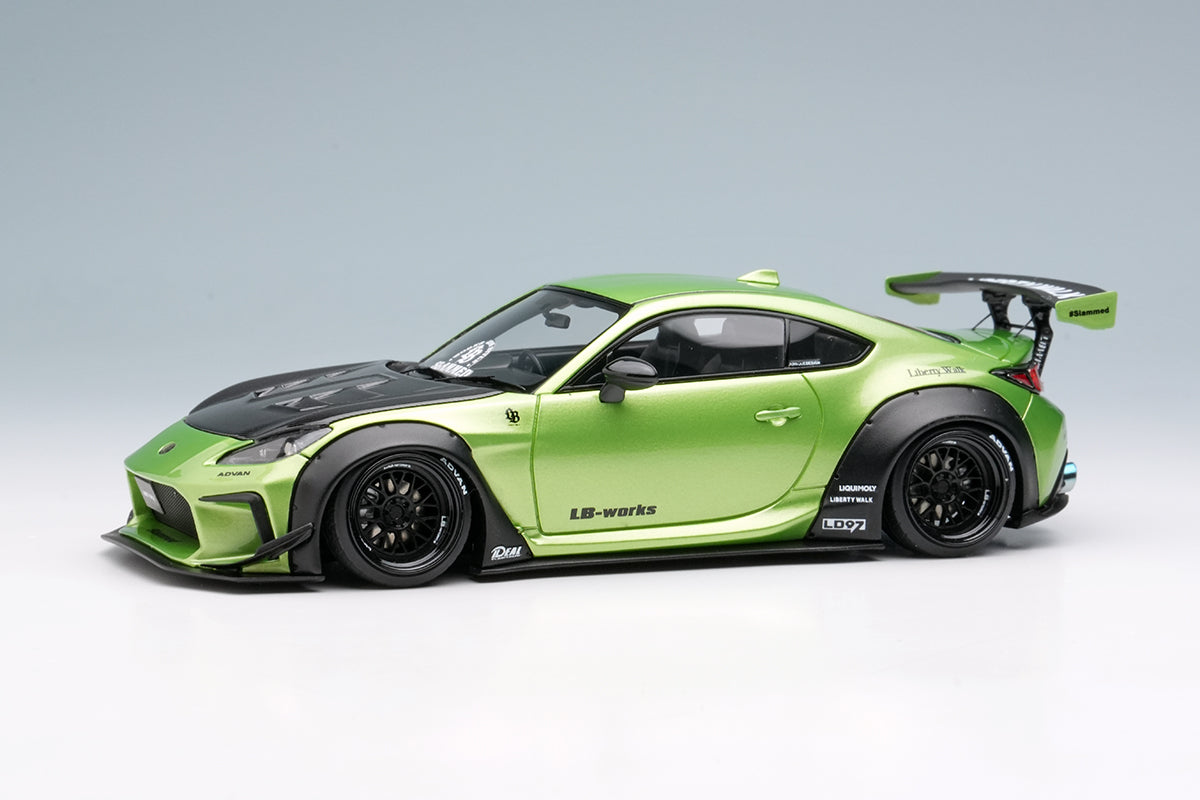 [ Back-order ] Make Up EIDOLON LB022D 1:43 LB Nation GR86 Pearl Green model car