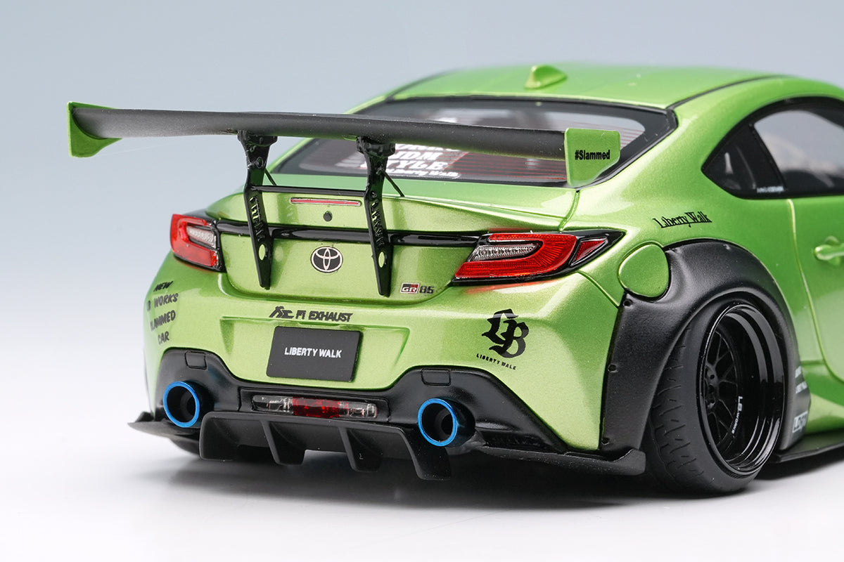 [ Back-order ] Make Up EIDOLON LB022D 1:43 LB Nation GR86 Pearl Green model car