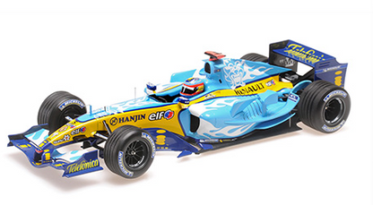 [ Back-order ] MINICHAMPS 117051605 1:18 Renault R25 F.Alonso Belgium GP 2005 2nd place model car