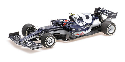 [ Back-order ] MINICHAMPS 117210710 1:18 SA Honda AT2 Gasly AZE GP2021 3rd place model car