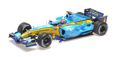 [ Back-order ] MINICHAMPS 117051105 1:18 Renault R25 F.Alonso British GP 2005 2nd place model car