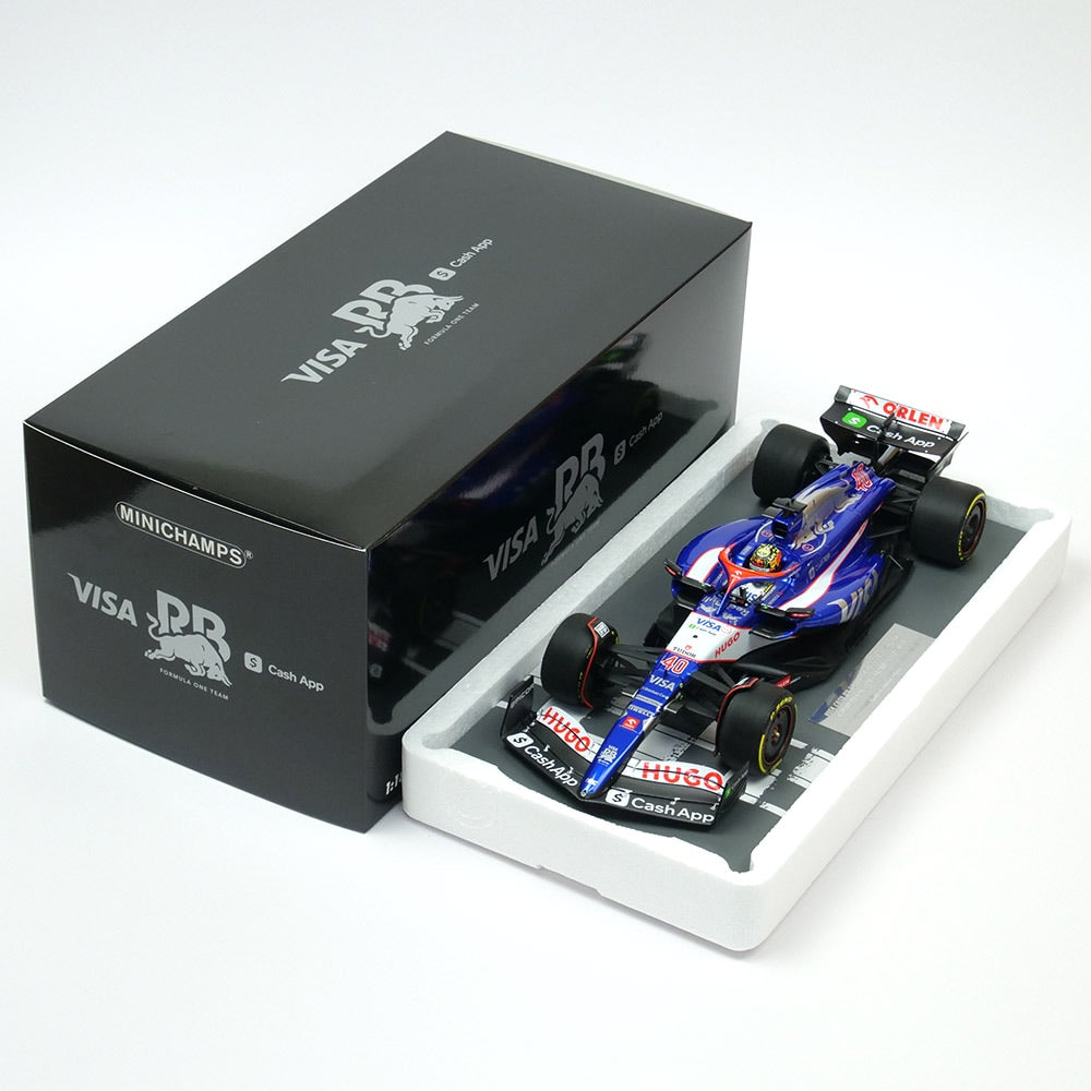 [ Back-order ] MINICHAMPS 117240440 1:18 Visa VCARB01 Iwasa Japan GP24 Official Debut model car
