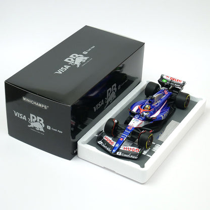 [ Back-order ] MINICHAMPS 117240440 1:18 Visa VCARB01 Iwasa Japan GP24 Official Debut model car