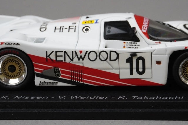 1:43 SPARK KBS024 Porsche 962 Le Mans 1987 #10 model car