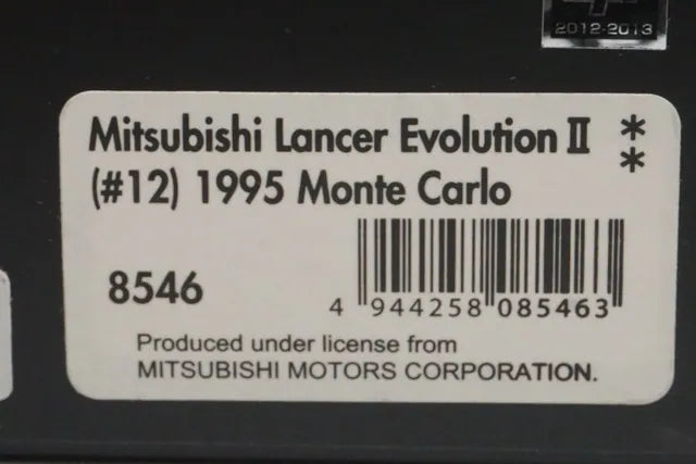 1:43 HPI 8546 Mitsubishi Lancer Evolution II Monte Carlo 1995 #12