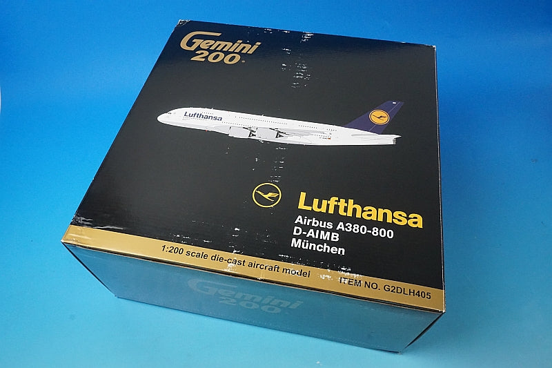 1:200 A380-800 Lufthansa Brussels D-AIMJ G2DLH405 Gemini airplane model