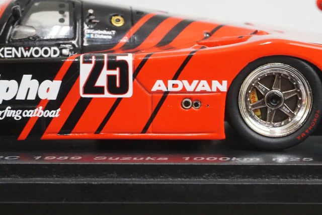 1:43 SPARK KBS054 Porsche 962C SUZUKA 1000km 1989 #25