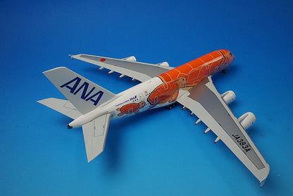 1:200 A380-800 ANA FLYING HONU Sunset Orange JA383A NH20146 ANA