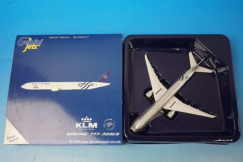 1:400 B777-300ER KLM Royal Dutch Airlines Skyteam PH-BVD GJKLM985 Gemini