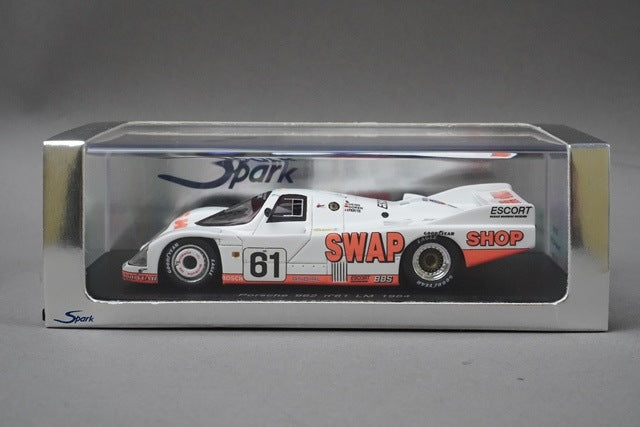 1:43 SPARK S1910 Porsche 962 Le Mans 1984 #61 model car