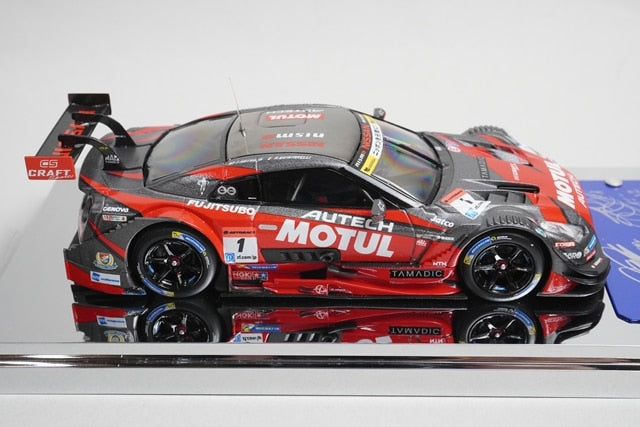 1:43 EBBRO 45350 MOTUL AUTECH GT-R SUPER GT500 2015 Champion Car #1 model car