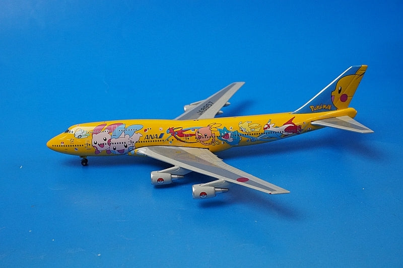 1:400 B747-400 ANA Pokemon Pikachu Jumbo JA8957 Phoenix airplane model