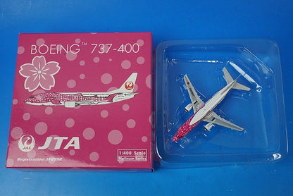1:400 B737-400 JTA Whale Jet No. 2 Sakura Whale Jet JA8992 10985 Phoenix airplane model